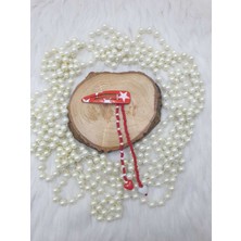 Happy Handmade -  23 Nisan Toka/kırmızı Yıldız Toka/saç Boncuğu-Toka Seti-Cocuk Hediye-Özel Tasarım Hediyelik-23 Nisan