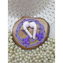 Happy Handmade -  Airpods Zinciri/kopya - 4lü Toka Seti/saç Boncuğu/cocuk Hediye