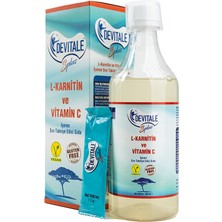 Devitale 💧 Devitale SPLUS | C Vitamini, L-Karnitin ve Akasya Gamı İçeren Sıvı Lif Takviyesi (Hazırlanabilir Form) - 10 ml x 50 Porsiyon