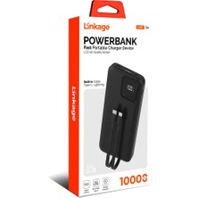 Lkp-34 10.000MAH 1xusb Pd 22.5W LCD Ekran Dahili Type-C Lightning Powerbank