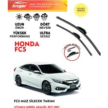 Kruger Honda Civic Fc5 Muz Muz Silecek Takımı 2019 Model Araca Özel . Aparat