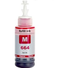Epson T664 (664) 4 Renk Muadil Mürekkep Seti (70ML) Epson Ecotank L3050,L3060,L3070,L310,L320 Yazıcı Uyumlu