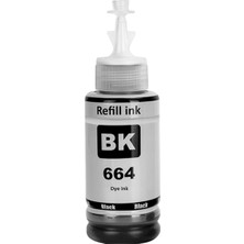 Epson T664 (664) 4 Renk Muadil Mürekkep Seti (70ML) Epson Ecotank L3050,L3060,L3070,L310,L320 Yazıcı Uyumlu