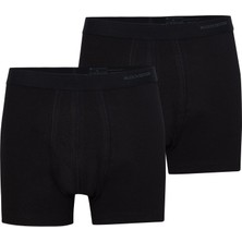 Blackspade Erkek Boxer 2'li Paket Loose Fit 9626 - Siyah