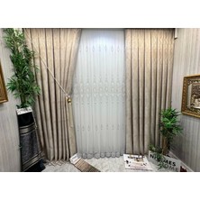 Nivemeshome Pera V-5201  1/3 Sık Pileli Fon Perde Apm