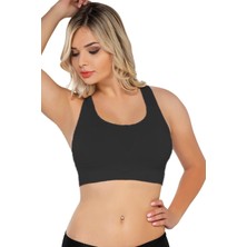 Siyah Mı Emay 4027 Seamless Tül Pedli Toparlayıcı Büstiyer