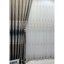 Nivemeshome Amasra FT614164 V-2503 Yeşil 1/3 Sık Pileli Fon Perde Apm