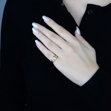0.56 Karat F Renk Pırlanta Apollon Yüzük - Hrd Sertifikalı