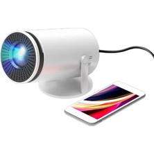 5000 Ansı Lümen Projeksiyon Cihazı - 600P Hdmı/usb Bağlantılı Gündüz Kullanım Için Ev Sinema Sistemi (Yurt Dışından)