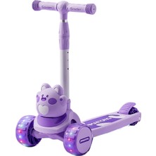 3'ü 1 Arada Scooter - Işıklı Tekerlek, Katlanabilir, 3+ Yaş (50KG Taşıma) (Yurt Dışından)