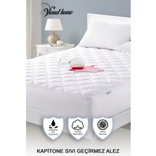 Vionel Home Pamuklu Kapitone, Fitted Full Kenar, Sıvı Geçirmez, Kreş Anaokulu Yatak Alezi, Bebek Yatak Koruyucu Çarşaf Alez 60 x 120