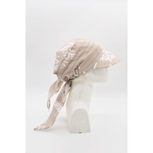 Külah Kadın Safari Bağlamalı Eşarp Siperli Bandana Plaj Şapkası