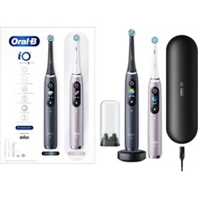 Oral-B iO 9 Şarjlı Diş Fırçası Seti 2'li - Siyah/Pembe