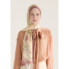 Peony Harmony Floş Viskon Şal Soft Pembe