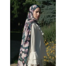 Lotus Floş Viskon Şal Petrol