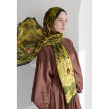 Sweet Garden Floş Viskon Şal Yaprak