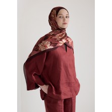 Jasmıne Floş Viskon Şal Erik Çürüğü