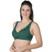 Yeşil Mı Emay 188 C Pedli Dantelli Telli Toparlayıcı Sütyen