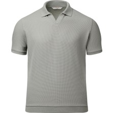 Haki Regular Fit Polo Yaka Pamuklu Tişört