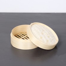 Mylamp Dim-Sum  Bambu Buharda Pişirme ve Saklama Kabı 18 cm