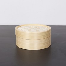 Mylamp Dim-Sum  Bambu Buharda Pişirme ve Saklama Kabı 18 cm