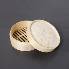 Mylamp Dim-Sum  Bambu Buharda Pişirme ve Saklama Kabı 18 cm
