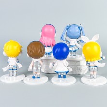 Xuxiaoran Hatsune Miku Q Versiyon Seti Çizgi Film Model Süsleri (Yurt Dışından)