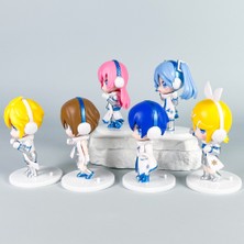 Xuxiaoran Hatsune Miku Q Versiyon Seti Çizgi Film Model Süsleri (Yurt Dışından)