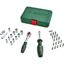 Bosch Cırcırlı Tornavida ve Lokma Takımı 34 Parça - 1600A02BY1