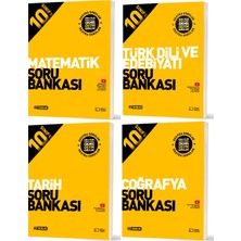 Hız Yayınları 2026 10. Sınıf Matematik + Edebiyat + Tarih + Coğrafya Soru Bankası Seti 4 Kitap