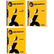 Hız Yayınları 2026 6. Sınıf Fen Bilimleri + Türkçe + Ingilizce Soru Bankası Seti 3 Kitap