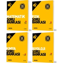 Hız Yayınları 2026 9. Sınıf Matematik + Fizik + Kimya + Biyoloji Soru Bankası Seti 4 Kitap