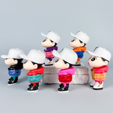 Xuxiaoran Crayon Shin-Chan El Anime Süsleri Sevimli Çizgi Film Modeli Bebekler (Yurt Dışından)