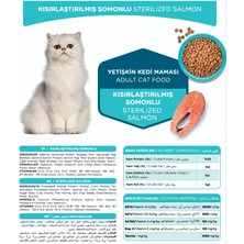 Katzoo Kısırlaştırılmış Somonlu Kedi Maması