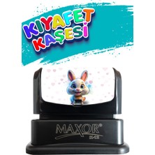 Kıyafet Kaşesi Tavşan Temalı Öğrenci Kaşesi / Kıyafet Etiketi / Kumaş Kıyafet Kaşesi