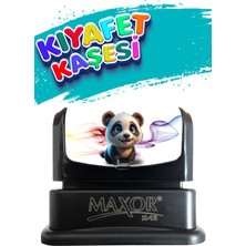 Kıyafet Kaşesi Panda Temalı Öğrenci Kaşesi / Kıyafet Etiketi / Kumaş Kıyafet Kaşesi