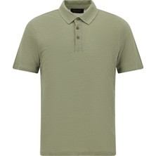 Abdullah Kiğılı Regular Fit Keten Polo Yaka T-shirt