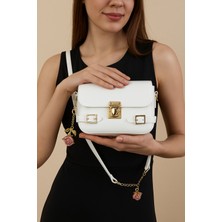 Morvé Blanche Rose Charm Kadın Çanta