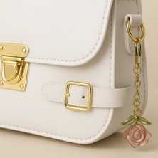 Morvé Blanche Rose Charm Kadın Çanta