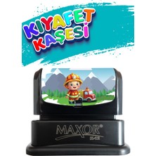Kıyafet Kaşesi Itfaiye Temalı Öğrenci Kaşesi / Kıyafet Etiketi / Kumaş Kıyafet Kaşesi