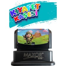 Kıyafet Kaşesi Asker Temalı Öğrenci Kaşesi / Kıyafet Etiketi / Kumaş Kıyafet Kaşesi