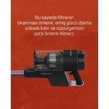 GRUNDIG VCP 7330 HyperClean 450 Watt BLDC Motor Şarjlı Dik Süpürge