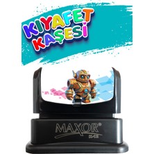 Kıyafet Kaşesi Robot Temalı Öğrenci Kaşesi / Kıyafet Etiketi / Kumaş Kıyafet Kaşesi