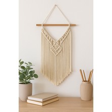 Makrome Çubuğu Ham Ahşap 40 Cm. Uzunluk 10 Mm. Çap  3 Adet