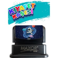 Kıyafet Kaşesi Astronot Temalı Öğrenci Kaşesi/ Kıyafet Etiketi / Kumaş Kıyafet Kaşesi