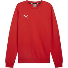 Puma Teamgoal Casuals Crew Neck S Erkek Futbol Sweatshirts 65859201 Kırmızı