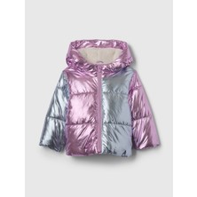 Gap Kız Bebek Çok Renkli Puffer Şişme Mont