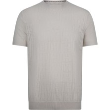 Taş Regular Fit Bisiklet Yaka Rayon Tişört