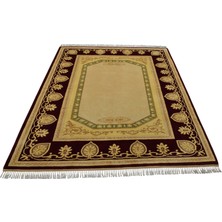 Yeni El Dokuma Otantik Balıkesir Antik Yörük Yün Salon Halısı 5997