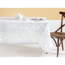 Madame Coco Bernice Polycotton Masa Örtüsü - Gri - 160X160 cm